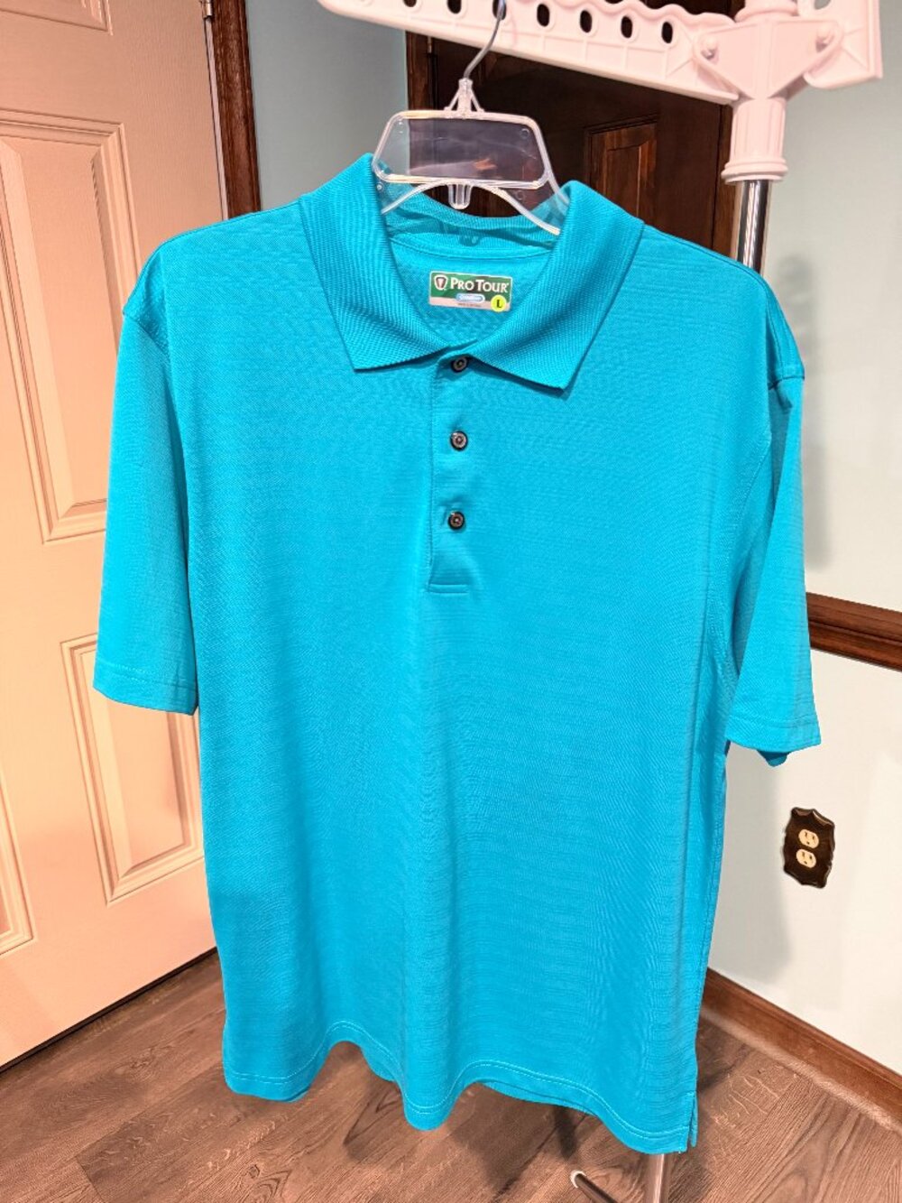 ProTour Men's Teal Golf Polo Shirt